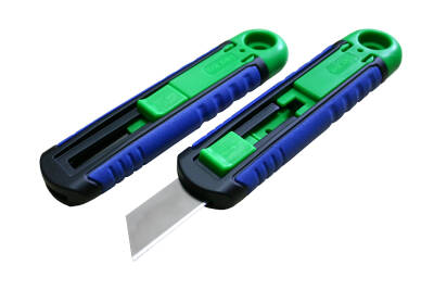 Maxi Knife 100 Otomatik Yay Mekanizmalı Emniyetli Bıçak - 1